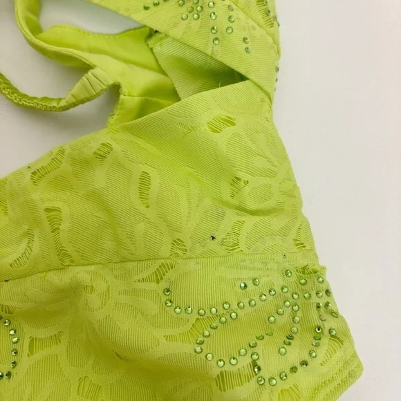 For Love and Lemons Anna Maxi Dress in Green Size M - Picture 5 of 16